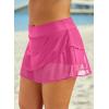 imageAleumdr Womens Waistband Layered Swimdress Ruffle Swim Skirt Swimsuit BottomAvailable in PlusZzz Rose