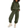 imageAleumdr Womens 2 Piece Outfits Matching Sets Sweatsuit Hoodie Oversized Sweatshirts with Sweatpants Tracksuits Fall OutfitsA9 Brown Gray
