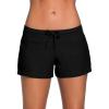 imageAleumdr Womens 3quot Waistband Swimsuit Bottom Boy Shorts Swimming PantyAvailable in PlusAa Black2