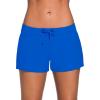 imageAleumdr Womens 3quot Waistband Swimsuit Bottom Boy Shorts Swimming PantyAvailable in PlusBlue2