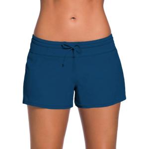 imageAleumdr Womens 3quot Waistband Swimsuit Bottom Boy Shorts Swimming PantyAvailable in PlusBlue 405
