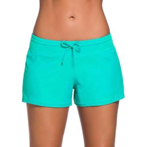 imageAleumdr Womens 3quot Waistband Swimsuit Bottom Boy Shorts Swimming PantyAvailable in PlusMint Green