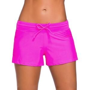 imageAleumdr Womens 3quot Waistband Swimsuit Bottom Boy Shorts Swimming PantyAvailable in PlusRosy2