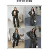 imageAleumdr Womens 2 Piece Outfits Oversized Fleece Sweatsuit Zip Up Long Sleeve Sweatshirt with Wide Leg SweatpantsClearly Aqua