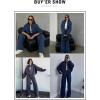 imageAleumdr Womens 2 Piece Outfits Oversized Fleece Sweatsuit Zip Up Long Sleeve Sweatshirt with Wide Leg SweatpantsNavy Blue