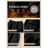 imageAleumdr Womens Sweatpants Cargo Joggers Baggy Sweat Fall Pants Athletic Cotton Fleece Lined Casual Pants with PocketsA1 Black