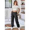 imageAleumdr Womens Sweatpants Cargo Joggers Baggy Sweat Fall Pants Athletic Cotton Fleece Lined Casual Pants with PocketsA1 Black