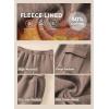 imageAleumdr Womens Sweatpants Cargo Joggers Baggy Sweat Fall Pants Athletic Cotton Fleece Lined Casual Pants with PocketsA10 Brown Gray