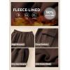 imageAleumdr Womens Sweatpants Cargo Joggers Baggy Sweat Fall Pants Athletic Cotton Fleece Lined Casual Pants with PocketsA5 Brown
