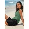 imageAleumdr Bathing Suits for Women Tankini Swimsuits Swim Dress Two Piece Tankini Tops with High Waisted Dress Womens Swimsuit 2025 Swimwear Green XXLarge