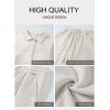 imageAleumdr Womens 2 Piece Outfits Sweatsuit Oversized Sweatshirt Wide Leg Sweatpants Matching Lounge Set 2024Light Grey
