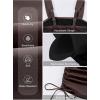 imageAleumdr Womens Retro Ruched Two Piece Strappy Tummy Control Swimwear Tie Side Tankini Bathing Suit SetCoffee