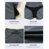 imageAleumdr Womens 3quot Swim Board Shorts Tummy Control Swim Bottom High Waisted Quick Dry Tankini Bottom with PocketsDark Grey