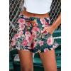 imageAleumdr Womens 3quot Swim Board Shorts Tummy Control Swim Bottom High Waisted Quick Dry Tankini Bottom with PocketsFloral