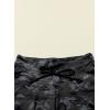 imageAleumdr Womens 3quot Swim Board Shorts Tummy Control Swim Bottom High Waisted Quick Dry Tankini Bottom with PocketsPrinted Black