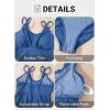 imageAleumdr Womens Tankini Bathing Suit 2 Piece Tummy Control Swimsuit Scallop Trim Tankini Top with BottomAshleigh Blue