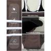 imageAleumdr Womens Color Block One Piece Athletic Swimsuit Sports Tummy Control Cheeky High Cut Bathing SuitsCoffee