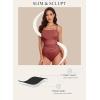 imageAleumdr Womens Ribbed One Piece Tummy Control Swimsuit Cheeky Tie Side High Cut Bathing Suit SwimwearMineral Red