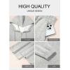 imageAleumdr Women 2 Piece Sweatsuit Casual Long Sleeve Half Zip Tracksuits Hoodies and Wide Legs Sweatpangts with PocketsLight Grey