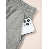 imageAleumdr Women 2 Piece Sweatsuit Casual Long Sleeve Half Zip Tracksuits Hoodies and Wide Legs Sweatpangts with PocketsMedium Grey