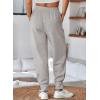 imageAleumdr Womens High Waisted Sweatpants with Pockets Workout Running Jogger Pants Baggy Lounge Sweat PantsGrey