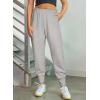 imageAleumdr Womens High Waisted Sweatpants with Pockets Workout Running Jogger Pants Baggy Lounge Sweat PantsGrey