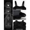 imageAleumdr Womens One Piece Swimsuit Tummy Control Bathing Suit Crisscross Retro Ruched Push Up SwimwearBlack