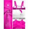 imageAleumdr Womens One Piece Swimsuit Tummy Control Bathing Suit Crisscross Retro Ruched Push Up SwimwearPink