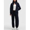 imageAleumdr Womens 2 Piece Outfits Zip up Sweatsuit Set Sweatshirt Jacket with Sweatpants Tracksuit Athletic Match Lounge SetsA3 Navy Blue