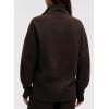 imageAleumdr Womens 2 Piece Outfits Zip up Sweatsuit Set Sweatshirt Jacket with Sweatpants Tracksuit Athletic Match Lounge SetsA4 Brown