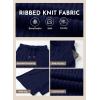 imageAleumdr Womens Ribbed Wide Leg Lounge Pants with Pockets Casual Relaxed Comfy Loose Soft Knit Pajama Pants with DrawstringA3 Navy Blue