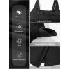 imageAleumdr Women One Piece Swim Dress Swimsuit Tummy Control Bathing Suit Swimdress Split Skirt with Briefs SwimwearBlack