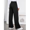 imageAleumdr Womens High Waisted Wide Legs Sweatpant Casual Drawstring Sweat Pants Workout Athletic Joggers with PocketsBlack