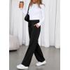 imageAleumdr Womens High Waisted Wide Legs Sweatpant Casual Drawstring Sweat Pants Workout Athletic Joggers with PocketsBlack