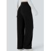 imageAleumdr Womens Wide Leg Lounge Pansts with Pocket Yoga Sweatpants High Waisted Baggy Athletic Palazzo Flowy PantsA1 Black