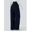 imageAleumdr Womens Wide Leg Lounge Pansts with Pocket Yoga Sweatpants High Waisted Baggy Athletic Palazzo Flowy PantsA3 Navy Blue