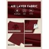 imageAleumdr Womens Wide Leg Lounge Pansts with Pocket Yoga Sweatpants High Waisted Baggy Athletic Palazzo Flowy PantsA5 Wine Red