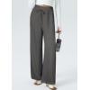 imageAleumdr Womens Wide Leg Lounge Pansts with Pocket Yoga Sweatpants High Waisted Baggy Athletic Palazzo Flowy PantsA7 Dark Grey