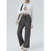 imageAleumdr Womens Wide Leg Lounge Pansts with Pocket Yoga Sweatpants High Waisted Baggy Athletic Palazzo Flowy PantsA7 Dark Grey