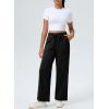 imageAleumdr Womens Wide Leg Sweatpants Casual Loose Pants High Waisted Drawstring Baggy Lounge Pants with PocketsA1 Black