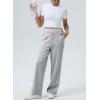 imageAleumdr Womens Wide Leg Sweatpants Casual Loose Pants High Waisted Drawstring Baggy Lounge Pants with PocketsA2 Light Grey