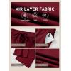 imageAleumdr Womens Wide Leg Sweatpants Casual Loose Pants High Waisted Drawstring Baggy Lounge Pants with PocketsA5 Wine Red