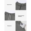 imageAleumdr Women 2 Piece Outfits Sweatsuit Oversized Half Zip Pullover Long Sleeve Sweatshirt Jogger Pants Set with PocketsDark Grey