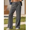 imageAleumdr Womens Wide Leg Lounge Pants with Pocket Yoga Sweatpants High Waisted Baggy Athletic Palazzo Flowy PantsA7 Dark Grey