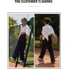imageAleumdr Womens High Waisted Drawstring Waist Wide Leg Sweatpants with Pockets Casual Loose Yoga PantsGray
