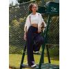 imageAleumdr Womens High Waisted Drawstring Waist Wide Leg Sweatpants with Pockets Casual Loose Yoga PantsDusk Blue