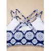 imageAleumdr Womens Athletic 3 Piece Tankini Swimsuit with Shorts Tank Tops Bathing Suit with Bra Open Back Athletic SwimwearDirty Blue