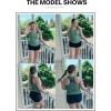 imageAleumdr Womens Athletic 3 Piece Tankini Swimsuits with Shorts Swim Tank Tops with Sports Bra and Boyshorts Bathing SuitsGreen