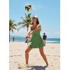 imageAleumdr Womens One Piece Swimsuit Tummy Control Swim Dress Modest Full Coverage Skirt Bathing Suit with PocketsMist Green