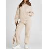 imageAleumdr Womens 2 Piece Outfits Matching Sets Sweatsuit Hoodie Oversized Sweatshirts with Sweatpants Tracksuits Fall Outfits